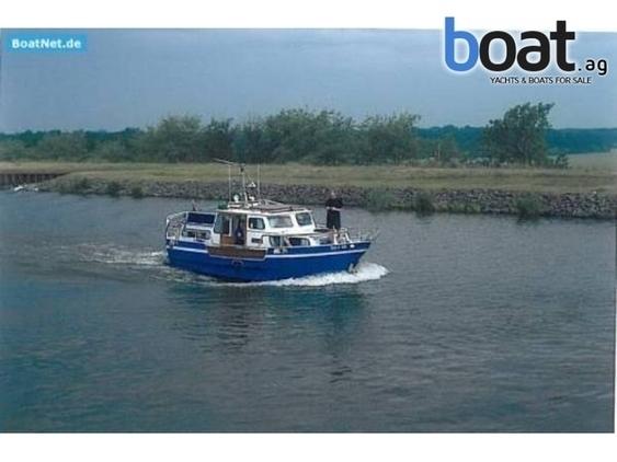 Holland Boat - Holl. Werftbau Stahlyacht + Sattelauflieger