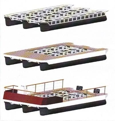Schwimmponton fahrbar - fahrbar